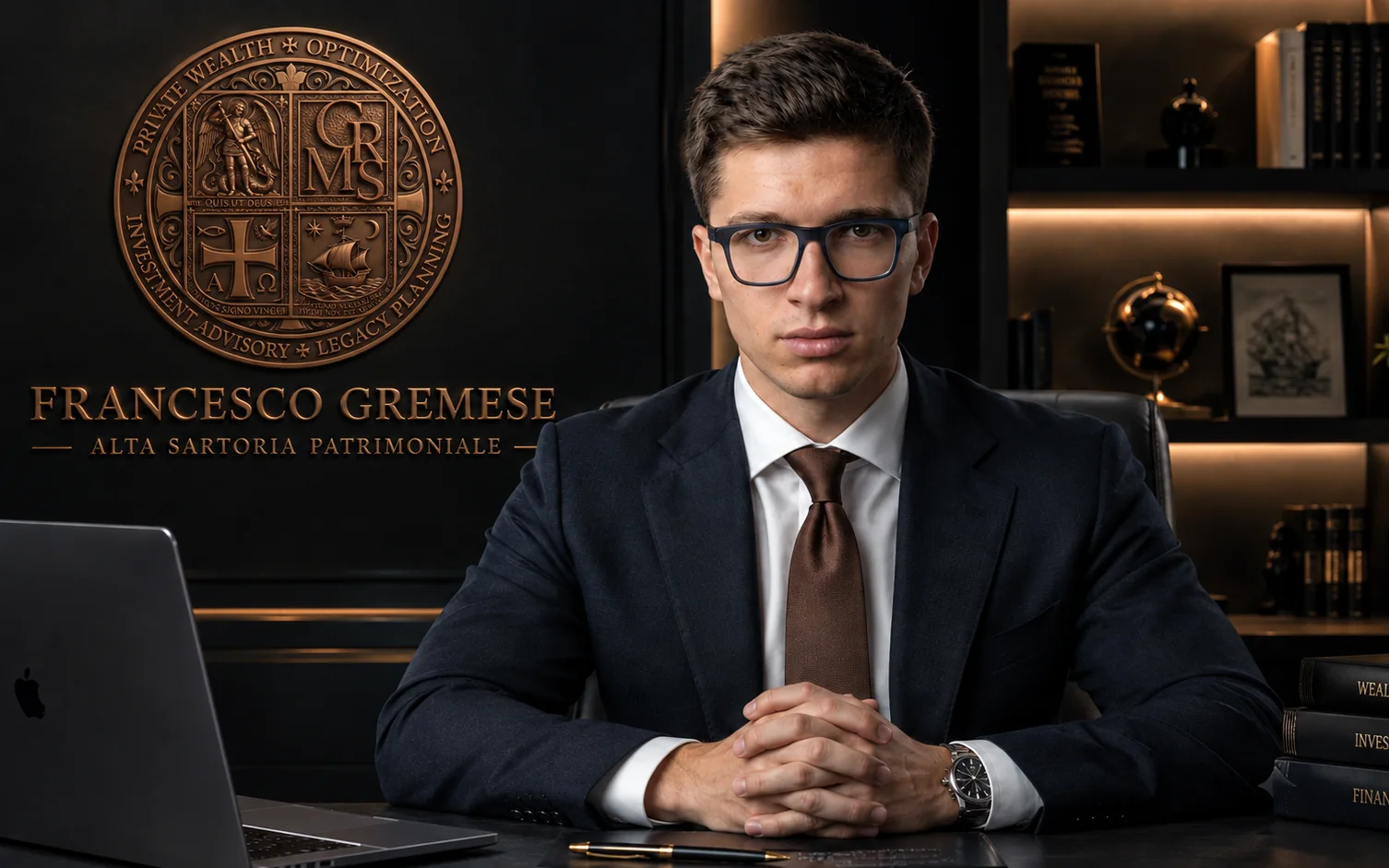 Francesco Gremese al tavolo dello Studio